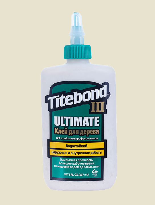 -Купить клей повышенной влагостойкости TITEBOND III Ultimate Wood Glue арт 1413 – 237 мл | Санкт-Петербург | ДальЛес