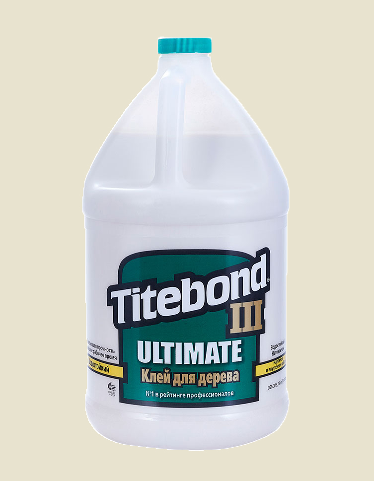 -Клей повышенной влагостойкости TITEBOND III Ultimate Wood Glue арт 1415 – 946 мл купить в Санкт-Петербурге | ДальЛес