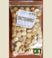 -Купить заглушки на отверстие ø10 лиственница (15/10 мм) в Санкт-Петербурге | Компания ДальЛес
